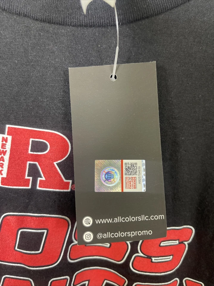 Rutgers Newark Adulto Camisa Negra Camiseta Cross Country Talla 3XL Foto 3 de 4