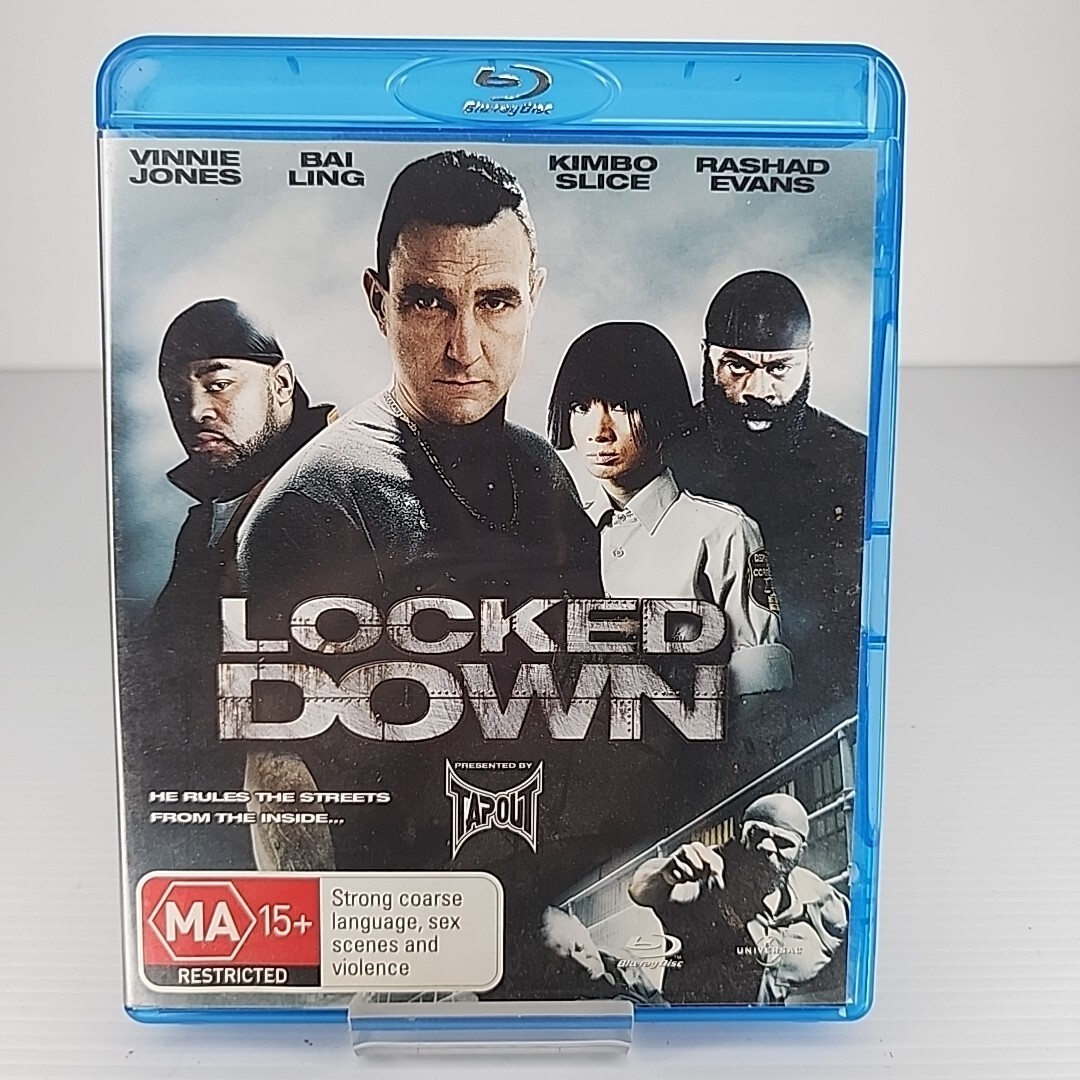 Locked Down (Blu-ray, 2011) Vinnie Jones Arnold Chon Allan Wallace Dunkeld Rasha