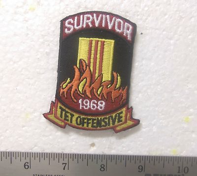 Vietnam   1968 Tet Offensive   Survivor Embroidered Patch