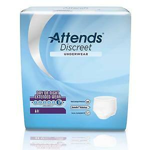 Attends Overnight Protective Underwear, X-Large 58'' - 68'', 2 Bags of 12