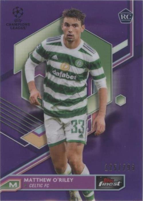 Sfc Riley Matthew 2022-23 Topps Finest UEFA Club Competitions - Matthew O'Riley #59 ...