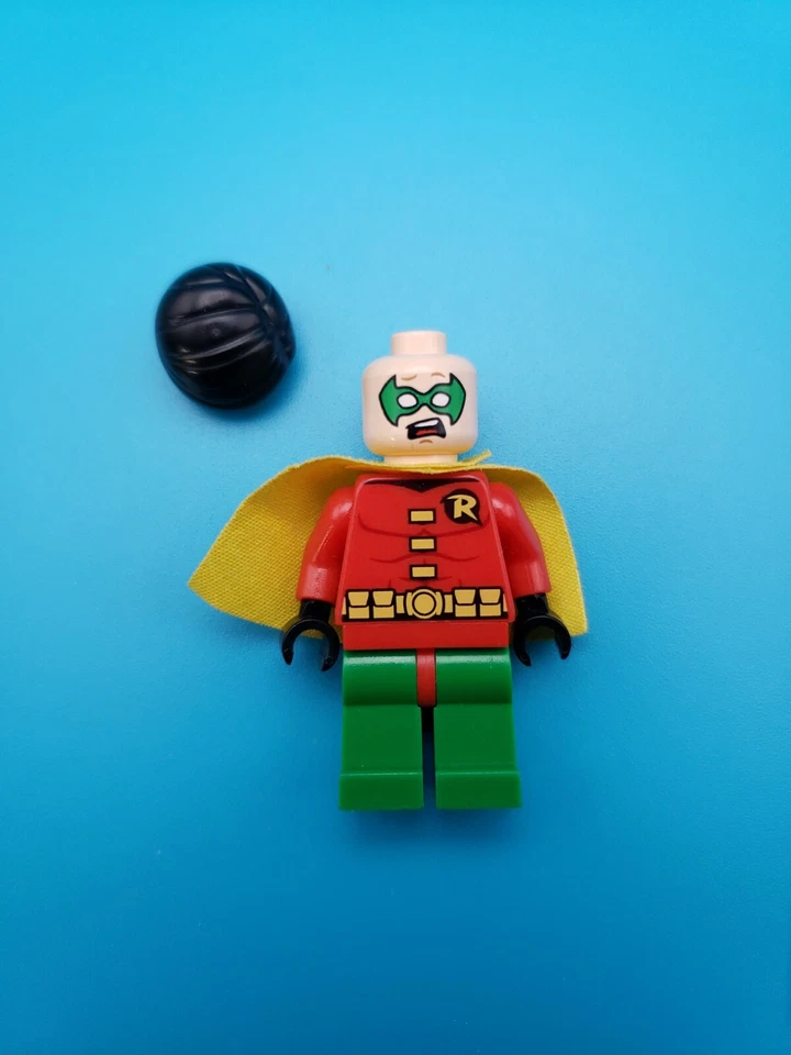 Lego Marvel Super Heroes Minifigura Robin - Capa muy corta 10672 Batman (v1)! Foto 3 de 4