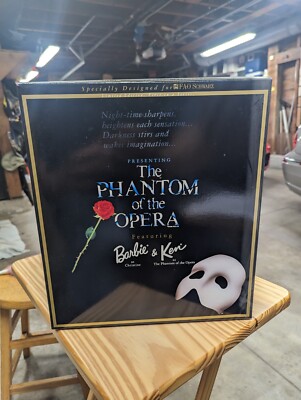 FAO Schwarz Phantom of the Opera Barbie & Ken Set New Autographed !