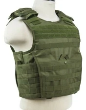 VISM Expert Plate Carrier Vest MED-2XL Tactical Shooting Range Duty Gear ODG