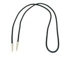 4mm Braided Fabric Cord Rope w/ Metal Tips for Bolo Ties