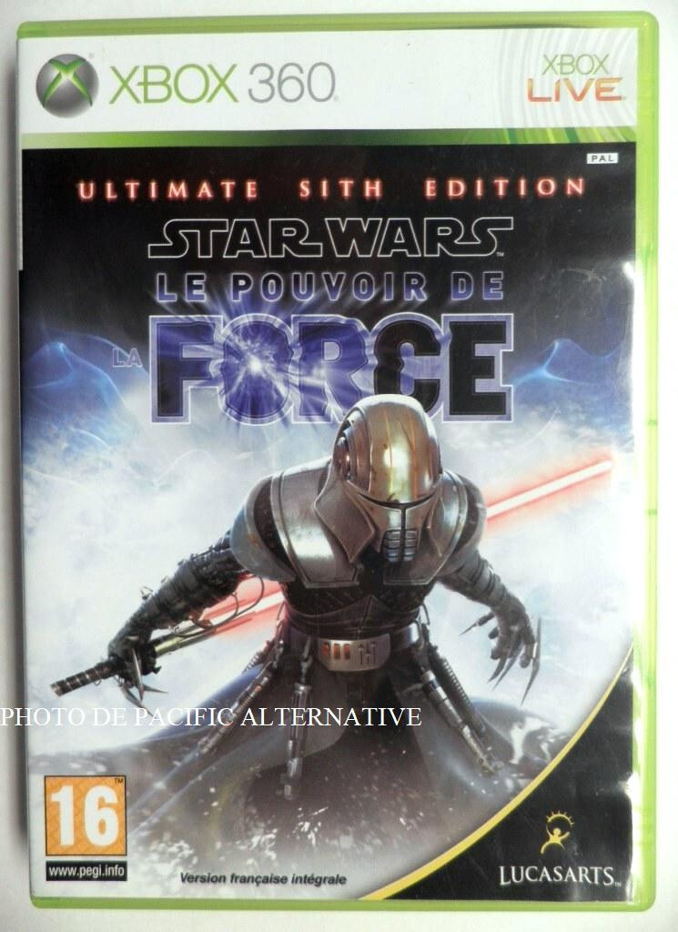 jeu ULTIMATE SITH EDITION STAR WARS LE POUVOIR DE LA FORCE xbox 360 X360