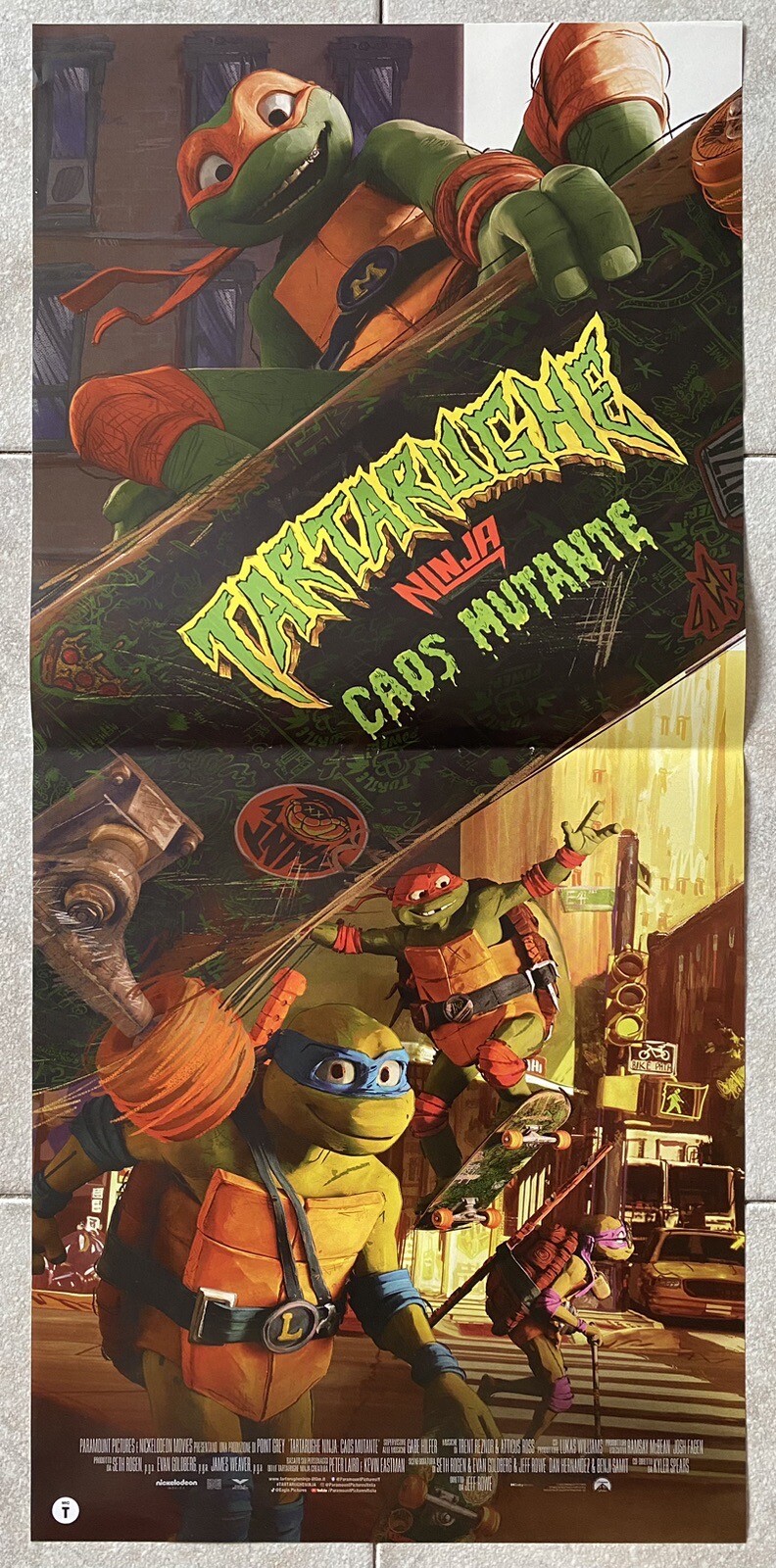 Locandina di Tartarughe Ninja - Caos mutante (2023)