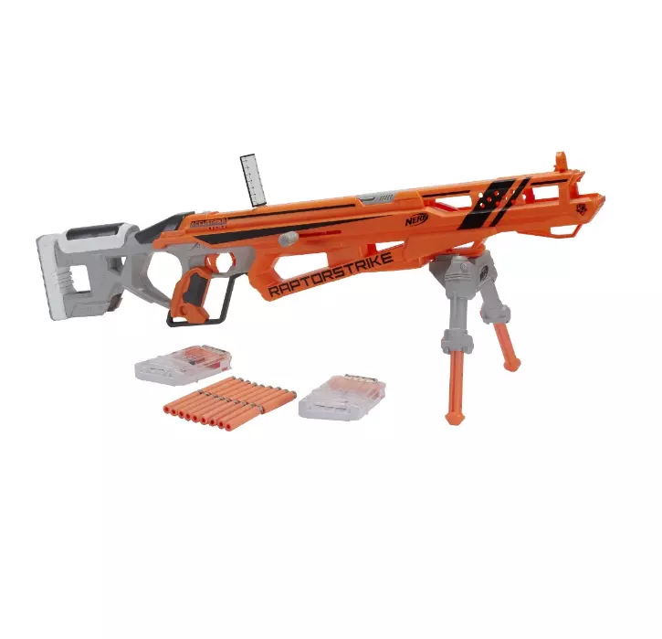 New Nerf Sniper Rifle Accustrike Raptor Strike Blaster Toy Guns