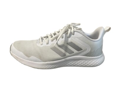 Adidas Womens Fluidstreet White Running Shoes Sneakers Size