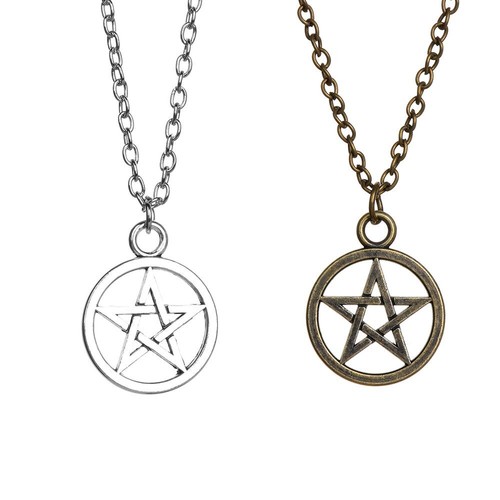 Collier Pendentif Baphomet Sigil – Symbole Satanique/Église De Satan, Fait Main En Alliage, Neuf Sans Emballage