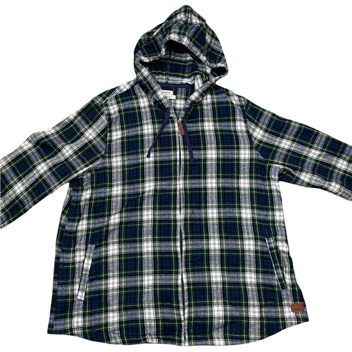 Vintage LL Bean Scotch Plaid Flannel 