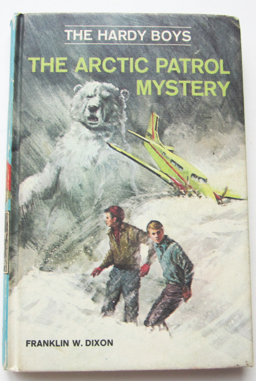 Hardy Boys Arctic Patrol Mystery 1974 PRINTING Hardcover Book #48 White Multi EP