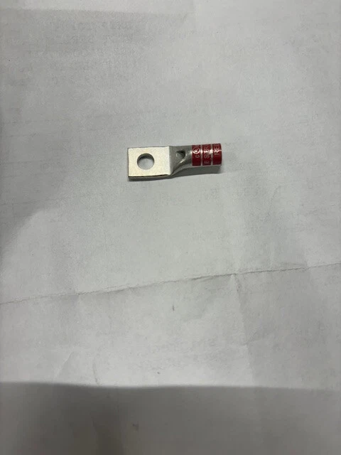  8 AWG FLEX compression Lug 1 Hole #8 to #10 Bolt, std tongue, UL 10 pc lot - Image 2 of 2