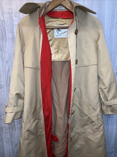 VTG Women’s Misty Harbor Mariner 2 Trench Coat Khaki US XL Removable Wool Liner - Picture 9 of 15