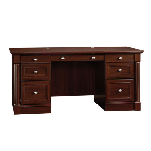 Sauder 412902 Palladia Executive Desk, Select Cherry Finish