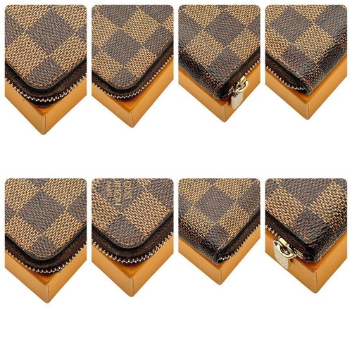 Louis Vuitton Damier Ebene Zippy Coin Purse N63070 Brown F/S - Picture 4 of 10