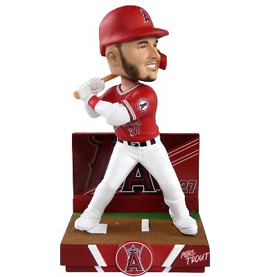 本格派ま! 非売品 バブルヘッド Mike 新品 マイク・トラウト Mike