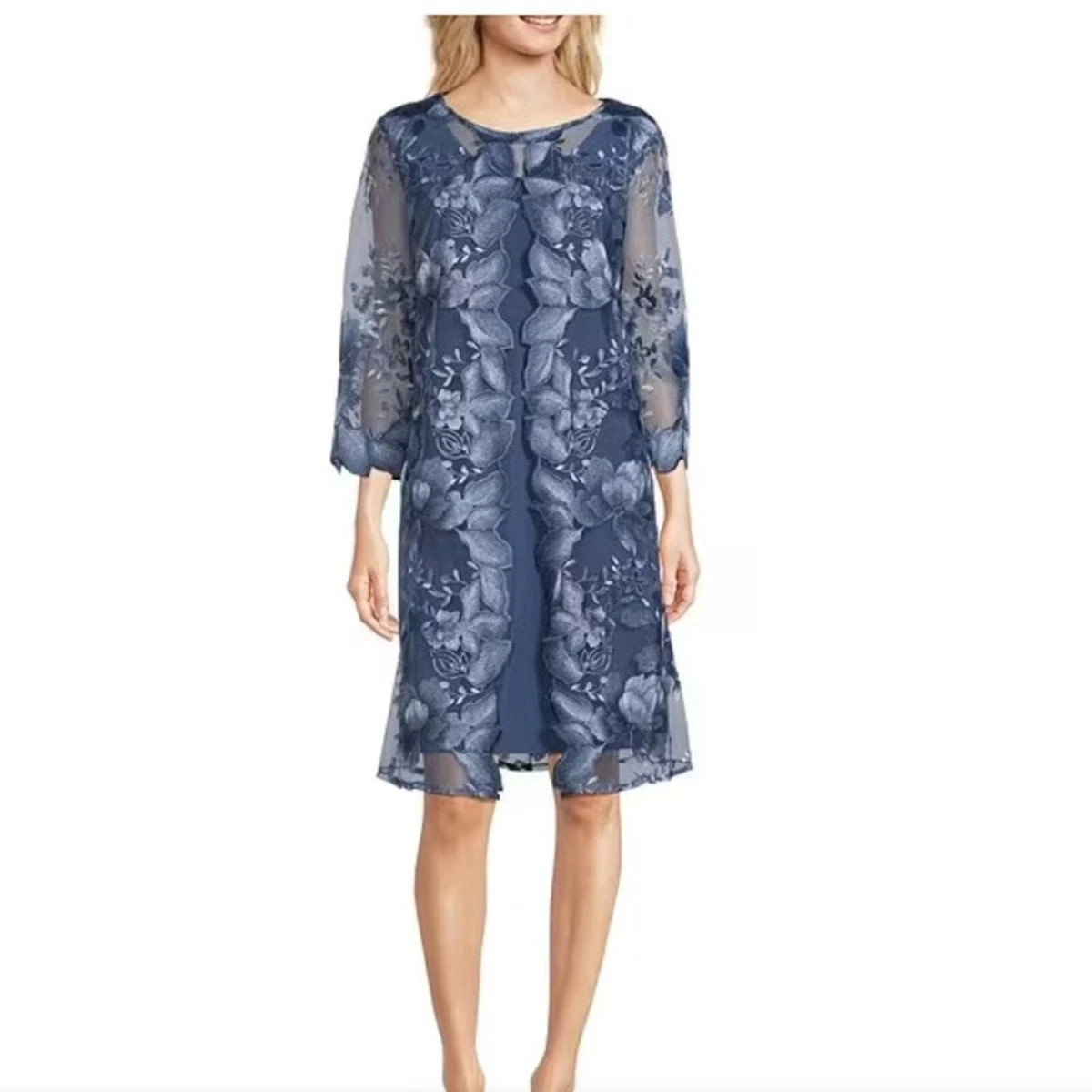 sachin and babi light blue dress Alex Evenings Floral Dresses for Women