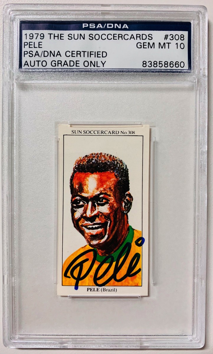 その他 PELE auto topps psa 9 Pele Signed Topps Match Attax Psa 9 Auto