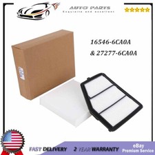 2PCS Combo Set Engine Air Filter & Cabin Filter For 2019-2025 Nissan Altima 2.5L