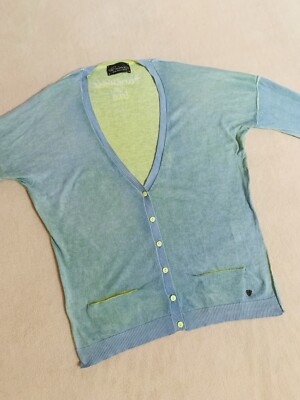 Princess goes Hollywood cardigan aqua 34 36 silk cashmere turquoise cashmere top