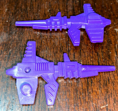 1986 Vintage G1 Transformers Blitzwing Gyro-Blaster Rifle Accessory x 2