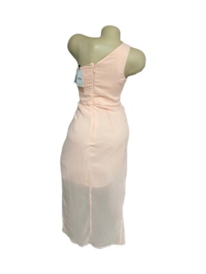 Lumier by Bariano Sample Dress One Shoulder Peach XS EXTRA SMALL NEW NWT |  eBay