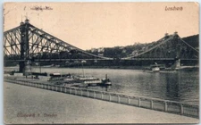 Postcard - Loschwitz Bridge, König-Albert-Brücke, Blasewitz - Dresden, Germany