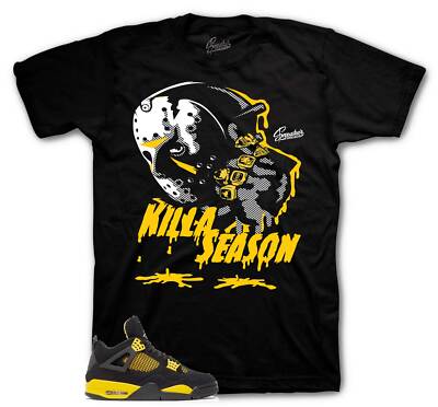Shirt To Match Jordan Thunder Tour Yellow Shoes Killa Season Tees