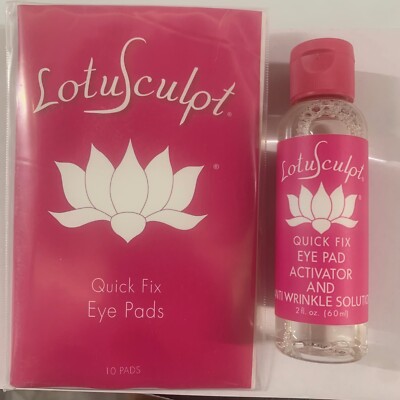 LotuSculpt Eye Mask Patch Wrinkle Anti Aging Dark Circle Pads Activator Solution