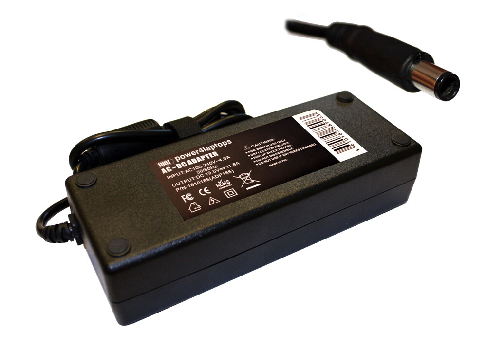 Power4Laptops Netzteil Für HP Compaq 610 – 18,5V / 3,5A, Mit 4,8 X 1,7 Mm Stecker, 100–240V Eingang