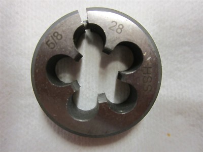 5/8-28 UNS Thread 1-1/2'' Outside Diameter High Speed Steel Round 1/2'' Width