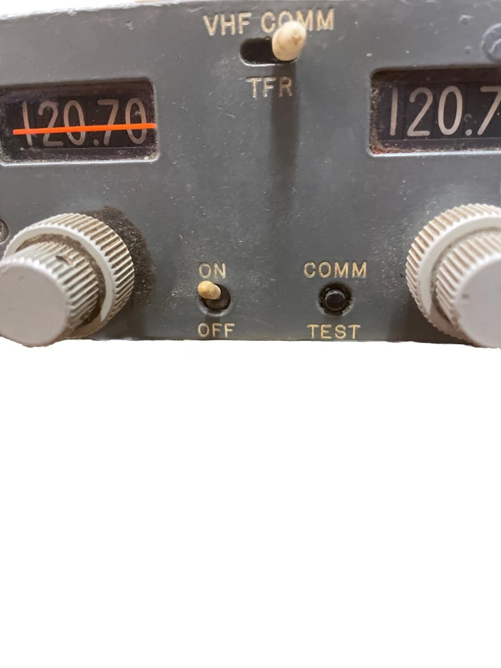 VHF Comm Panel Nº 1 Radio Comercial Aerolínea Avión Puertas Ingeniería Tritón Foto 4 de 4