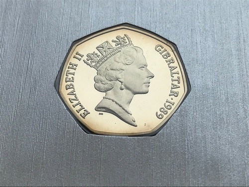 1989 Gibraltar Noël Carte Preuve Cinquante 50 Pence ~ Chorale Garçon Avec COA - Photo 5 sur 9