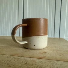 United by Blue 8oz Stoneware Mug White/ Tan