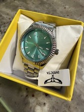 Invicta Mens Analog Wristwatch Green Dial SS ...