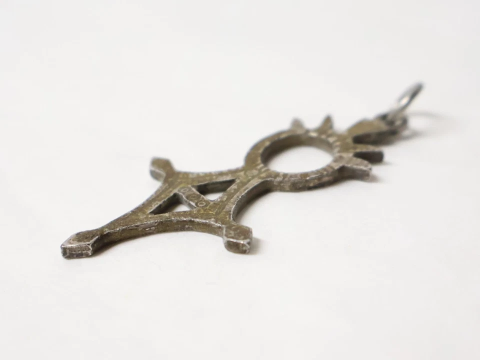 Ancien 4 Croix du Sud Agadez Sahara Berbères Touaregs en argent XIX-XXe siècle - Photo 4/4