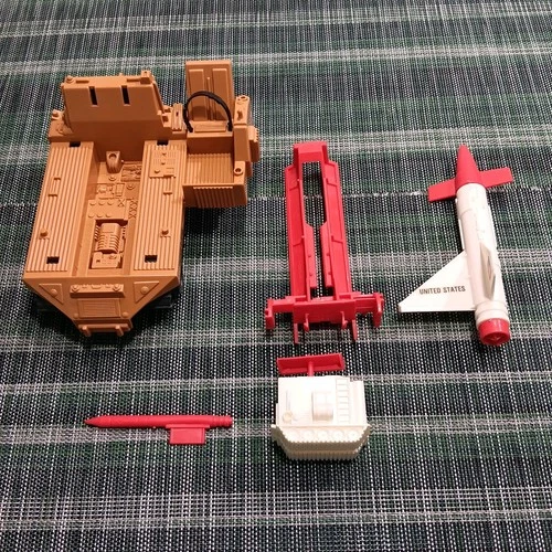 Vintage 1988 GI Joe RPV Tank Missile Remote Pilot Vehicle ARAH Near Complete