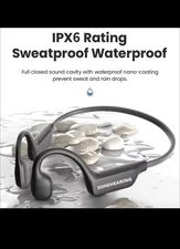 IPX6 New Waterproof Wireless Bluetooth Noise Canceling Bone Conduction Headphone