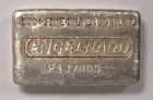 10oz .999 Fine Silver Engelhard Poured Bar