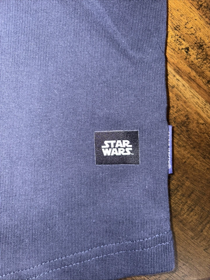 NEW Star Wars Spirit Jersey Adult Small Blue Han Solo Leia I Know Disney Parks - Image 3 of 4