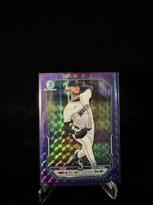 2026 Bowman Chrome Kade Anderson Purple Geometric /250 Mariners