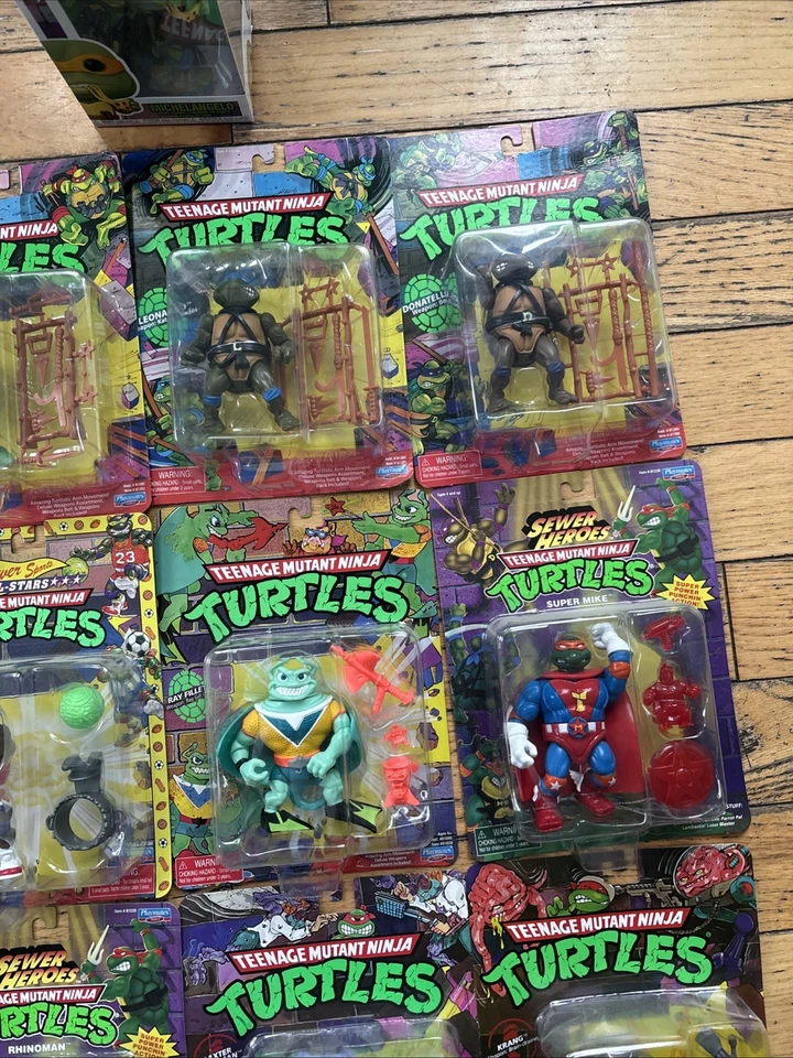 Playmates TMNT Lot of 27 Retro Reissue Figures 2022–2025 Ninja Turtles - Image 3 of 4