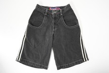 Sz 29 Vintage Y2K JNCO Jorts Jean Shorts Faded Black Denim 90s Baggy Skater READ