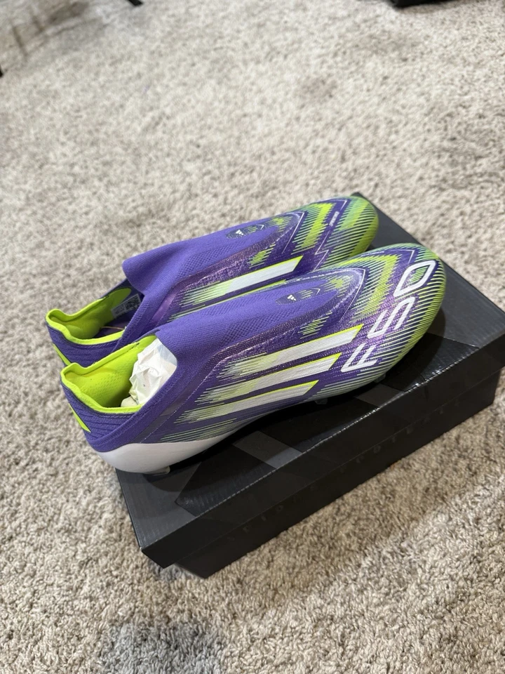 adidas Men's F50 Elite Laceless FG Soccer Cleats Size 9 - Image 3 of 4