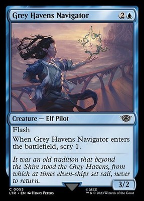 [MTG] Grey Havens Navigator (Foil) (0053) (LTR) LP-HP