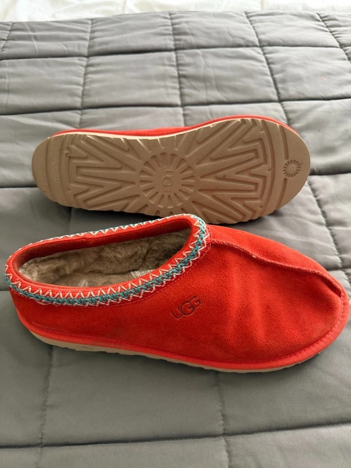 Zapatillas UGG Tasman para hombre 11 gamuza terracota forradas de piel de oveja Foto 2 de 4