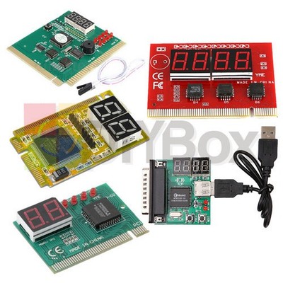 4 Digit 3 in1 PCI PCI-E PC Analyzer Analysis Diagnostic USB Card POST Card New