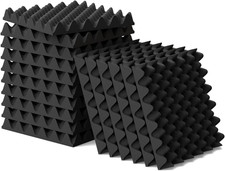 6 Pack 1.5"X12"X12" Acoustic Foam, Sound Proof Egg Crate FoamMost Soundproofi...