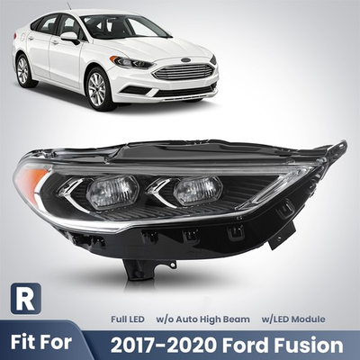 #ad For 2017 2020 Ford Fusion Full LED Projector Headlight w Bulb w Module Passenger $325.99